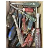 Variety of nut drivers, approx 20
