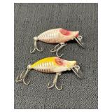 2 Heddon Tiny Runt fishing lures