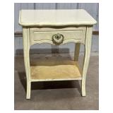 French Style Bedside table w/1 drawer