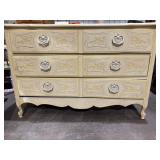 French Style 3 Drawer Dresser w/ Mirror