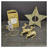 #1 Grandma Hanging Snowman, Reindeers & Star Decor