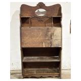 Antique Drop front secretary.  23 x 12 x 53in