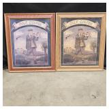 (2) Golf Course Framed Art