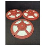 (3) 1970's plastic planar phenomenon speaker parts