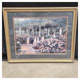 Donny Finley Framed Print of 'Rose Garden'