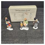 'A Christmas Carol' Handpainted Porcelain Figures