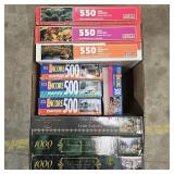 500 to 1000 Piece Puzzles