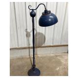 Adjustable neck metal floor lamp, 54in., small
