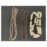 Seeds & Sea Shell Necklaces