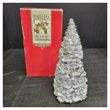 Timeless Treasures 8in Xmas Tree in Silver Finish