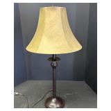 Black Metal table lamp w/ shade
