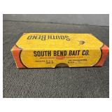South Bend Bait Co. South Bend, IN Adv. Box