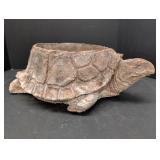 Concrete Turtle planter 6.5in tall x 18in long x