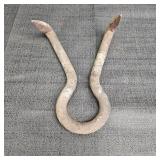 Vintage Hand-Forged Iron Primitive Tool