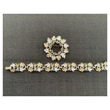 Sarah Coventry Garland Bracelet & Brooch