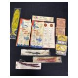 Eagle Hook claws, leaders, worm lures