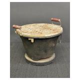 Konro cast iron mini tabletop hibachi grill