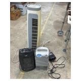 Tower Fan, Heater, Mini Dehumidifier
