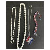Red, White, & Blue Necklaces