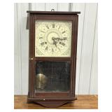 Japan 30-day wall clock, 11 x 4.5 x 21in.,