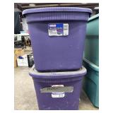 (2) Sterilite 20 Gal Storage Tote