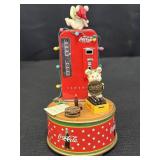 Coca Cola Christmas Bear Music Box