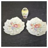 VTG Occupued Japan Trinket Dishes & Bud Vase