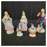 (5) VTG Occupied Japan Victorian Porcelain