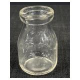 Borden Dairy Glass Half Pint Milk Bottle