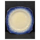 Flow Blue Ceramic Plate