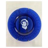 Shirley Temple Cobalt Blue Alphabet Plate