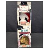 Mary Moos Got Milk? Christmas Figurine & plush
