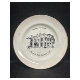 Vtg. commemorative plate New Carlisle Ind.