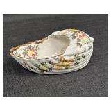 5" Porcelain Scallop Shell Trinket Dish