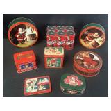 Coca-Cola holiday & other collectible tins