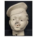 Chalkware chef string holder