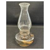 12.5" Glass Oil Lamp