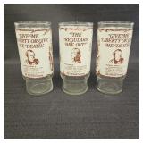 (3) 1976 Coca-Cola Heritage Series Glasses