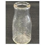 Borden Wieland Dairy Glass Half Pint Milk Bottle
