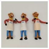 (3) Borden Elsie the Cow Promo Rubber Figures