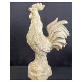 Resin rooster statue stone looking