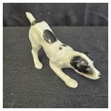 VTG Erphila Black & White Porcelain Dog Figurine