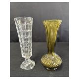 Vtg Glass Vases