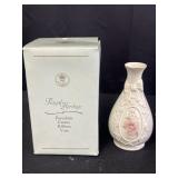 Royal Heritage porcelain camel ribbon vase in