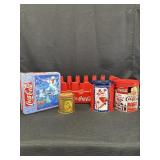 Coca Cola Plastic Bottle Carrier & Puzzles