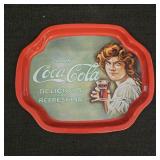 Vintage Coca-Cola Small Tin "Tip" Serving Tray