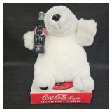 1997 Play-By-Play Coca-Cola Plush Polar Bear