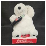 1997 Play-By-Play Coca-Cola Plush Polar Bear