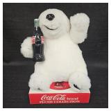 1997 Play-By-Play Coca-Cola Plush Polar Bear