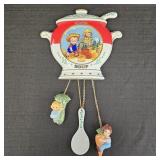 1977 Danbury Mint Campbell Kids Porcelain Clock